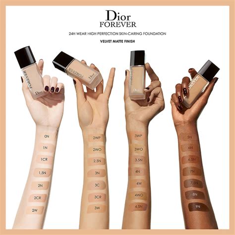 dior forever matte foundation review|dior foundation shade chart.